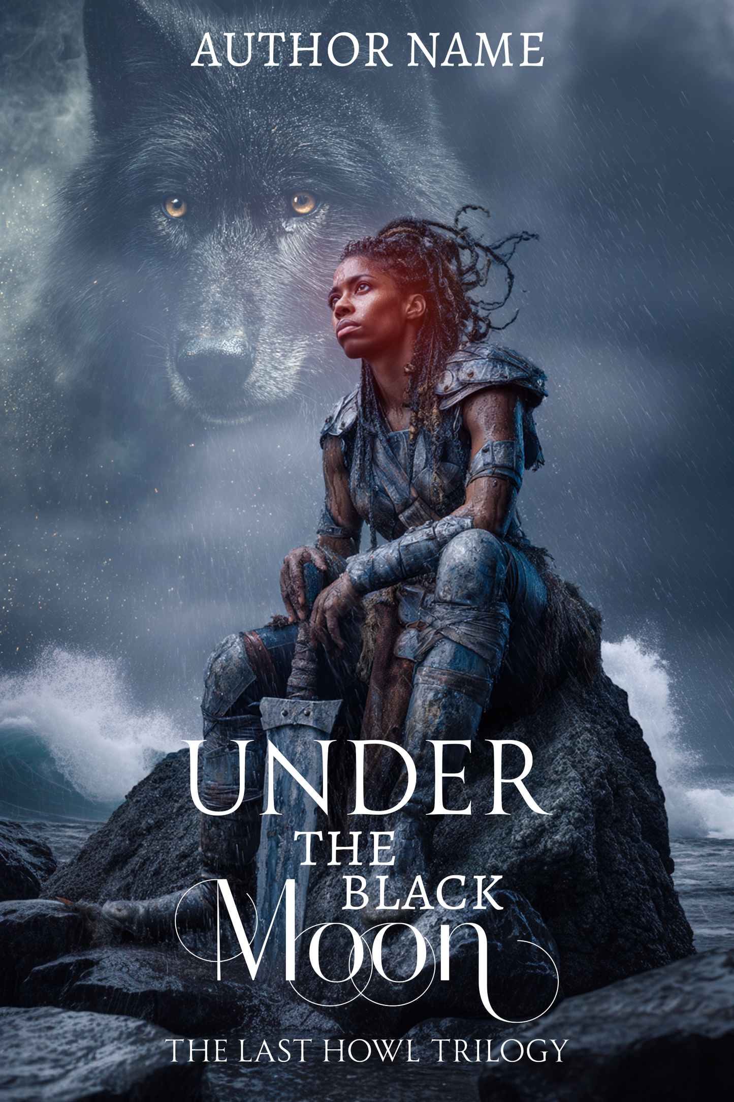Under the Black Moon – The Last Howl Trilogy (Premade Book Cover)