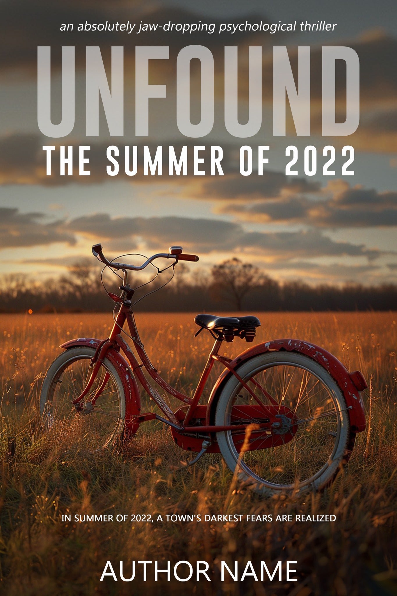 UNFOUND: The Summer of 2022 – Premade Book Cover