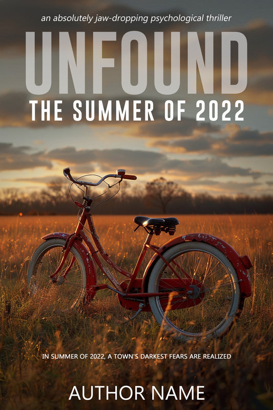 UNFOUND: The Summer of 2022 – Premade Book Cover