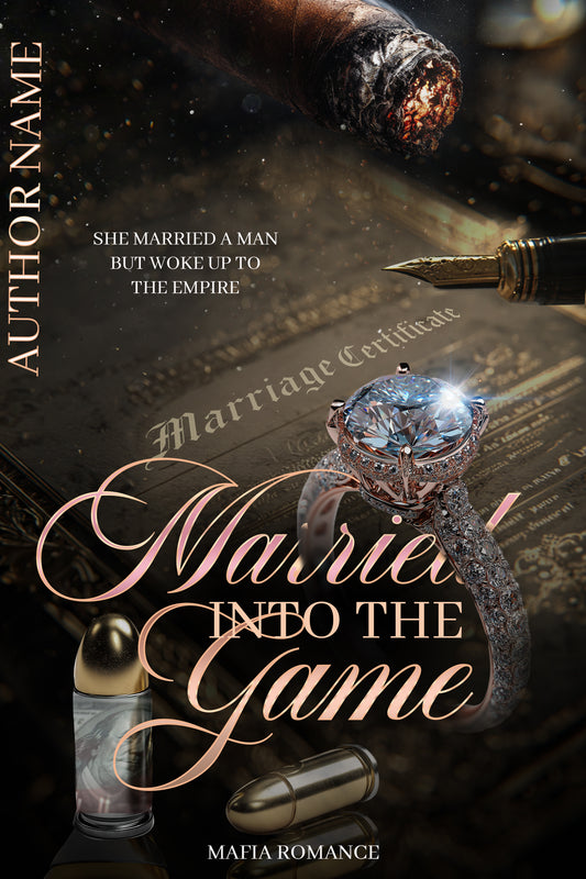 Married Into the Game – Mafia Romance Premade Book Cover