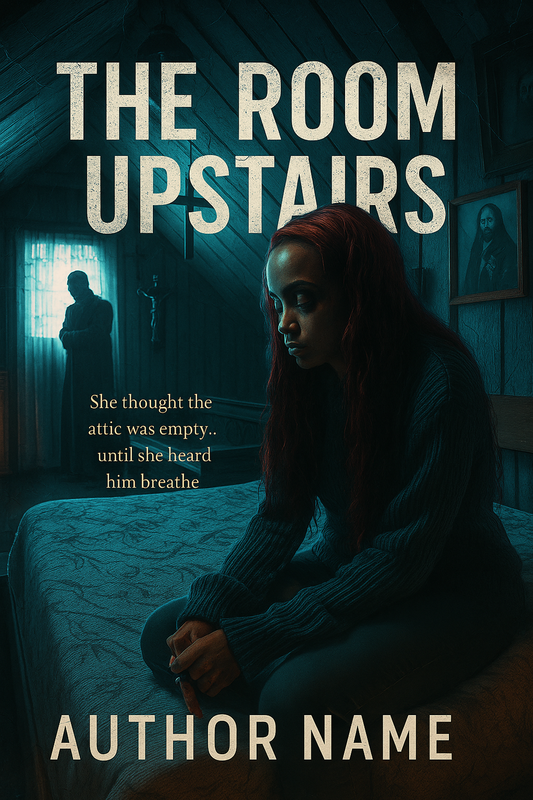 The Room Upstairs – Premade Psychological Thriller/Horror Book Cover
